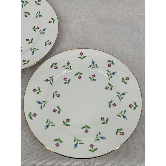 Royal‎ Victoria ROV12 Fine Bone China Floral Salad Dessert Plates Set Of 2 - Picture 2 of 7